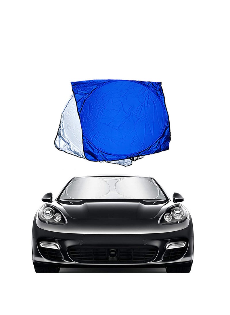 Generic Car windshield interior sun visor cover, car sunshade keeps the car cool in summer (size: 150 * 70 cm, code: 9228) - from Rana store  - Image 5