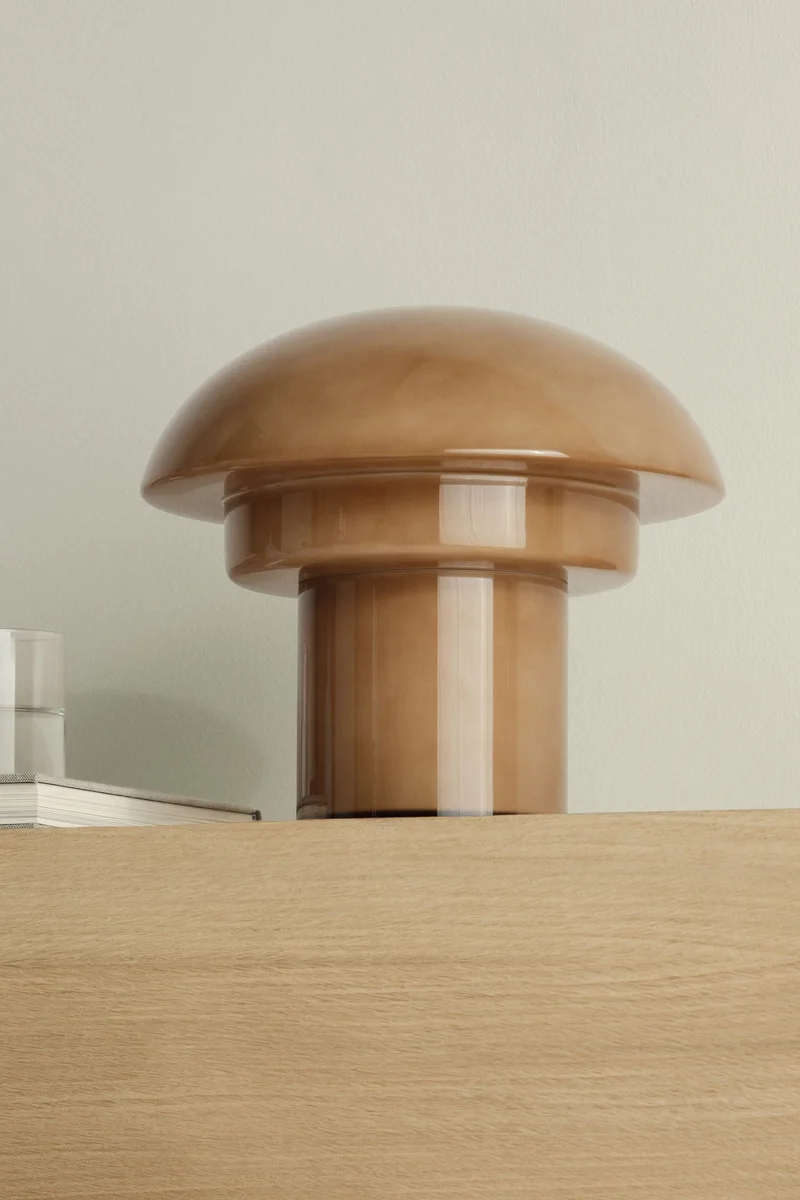 H&M Glass table lamp