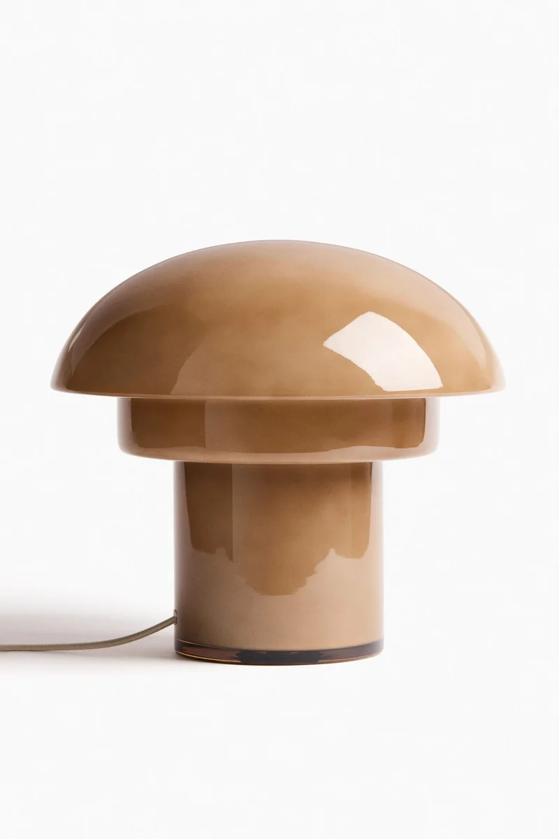 H&M Glass table lamp