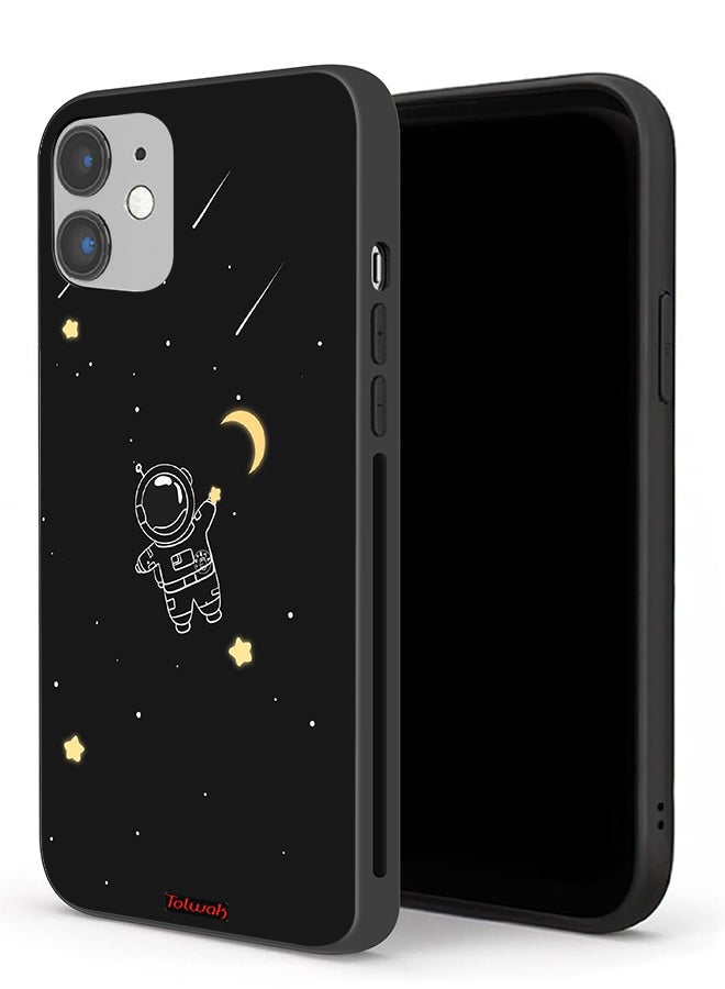 Tolwak Apple iPhone 12 mini Protective Case Astronaut Art Clip - Image 1
