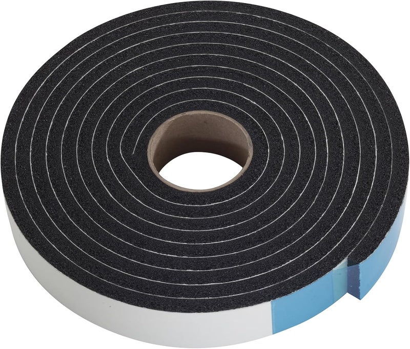 M-D Building Products 43155 Black Sponge Window Seal for Medium Gaps - 1/4 in. x 1 in. x 10 ft. - Image 5