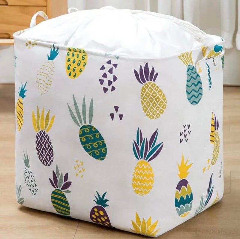 AT Ankit Traders Ankit Traders Giant Quilt Clothes dustproof Storage Bag Season Changing Clothes Organizer Drawstring Bag is a Substitute for Mobile Boxes Saving Space Pack of 1 - Image 1