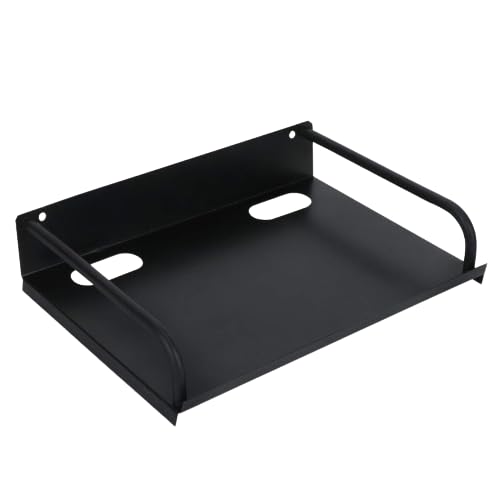 Roshani Stylish Roshani Stylish Set Top Box Stand Cast Iron Wall Shelf Number of Shelves 1 Black Cast Iron Wall Shelf Pack Of 1 
