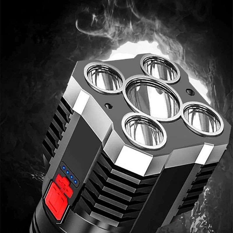 comfrt Led Flashlight Rechargeable USB Torch Mini Small Light Bright Handheld Tiny Portable Pocket Flash Light High Lumens Portable Emergency Camping Accessories - Image 4