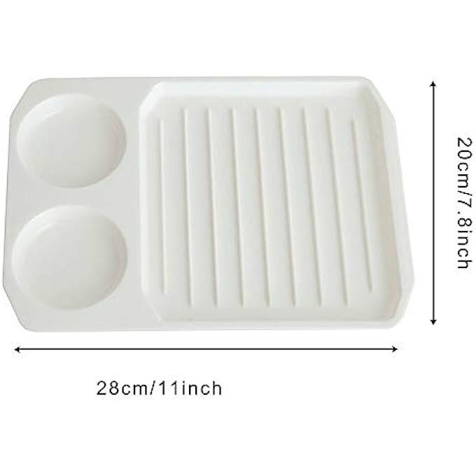 zime Microwave Bacon And Egg Cooker Bacon Baking Tray Bacon Baking Utensils Microwave Oven Baking Dish 2 Pieces - Image 2