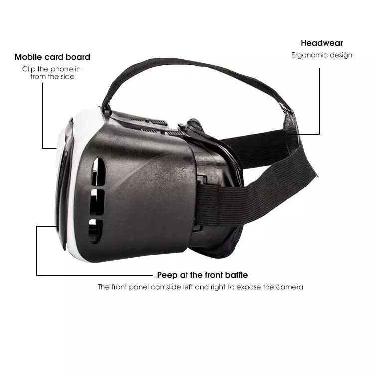 AUSHA® Virtual Reality Headset| 3D Glasses Headset |VR Set Box | Best VR Headset |Gift for Kids and Adults for 3D Gaming and VR Videos (2022) - Image 5