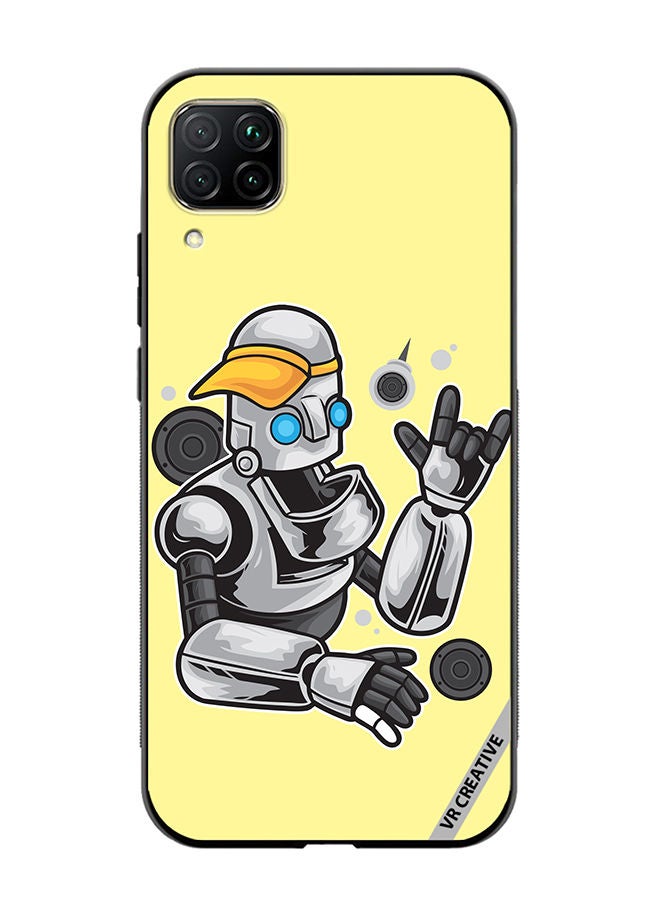 VR CREATIVE Protective Case Cover For Huawei Nova 7i/P40 Lite Cool Robot Design Multicolour - Image 1