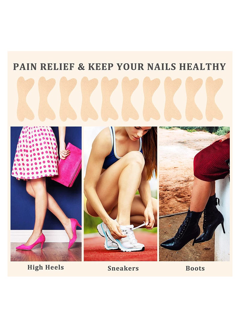 KASTWAVE Ingrown Toenail Correction Sticker, Adhesive Toenail Patch, Elastic Nail Treatment Corrector Sticker, Professional Foot Care Tools, for Men Keep Nails Healthy (120 Pieces ) - Image 5