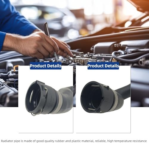 McrGinly Engine Upper Radiator Coolant Hose Tube Pipe Compatible with Volvo V60 S60 S80 XC60 S80L XC70 V70 32249280 31293622 - Image 5