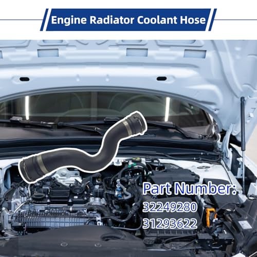 McrGinly Engine Upper Radiator Coolant Hose Tube Pipe Compatible with Volvo V60 S60 S80 XC60 S80L XC70 V70 32249280 31293622 - Image 3