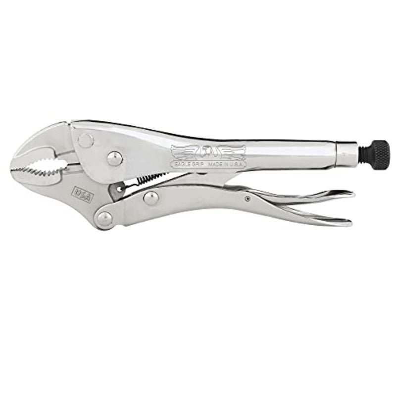 كماشة قفل قابلة للفك بقبل منحنية بمقاس 10 إنش من Eagle Grip LP10WC - Image 1
