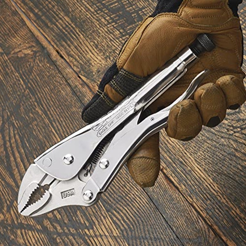 كماشة قفل قابلة للفك بقبل منحنية بمقاس 10 إنش من Eagle Grip LP10WC - Image 5
