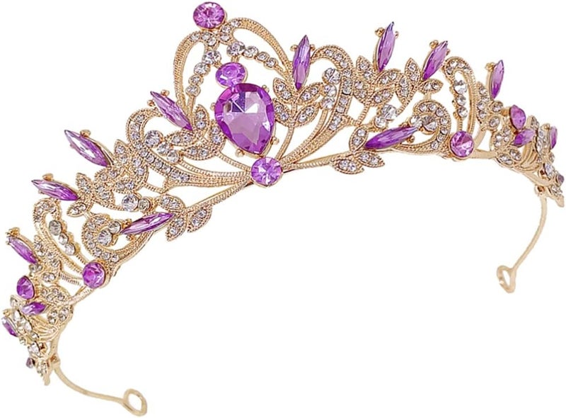 cheekyglo Rhinestone Headband Decorative Bride Headdress Delicate Festival Headband - Image 1