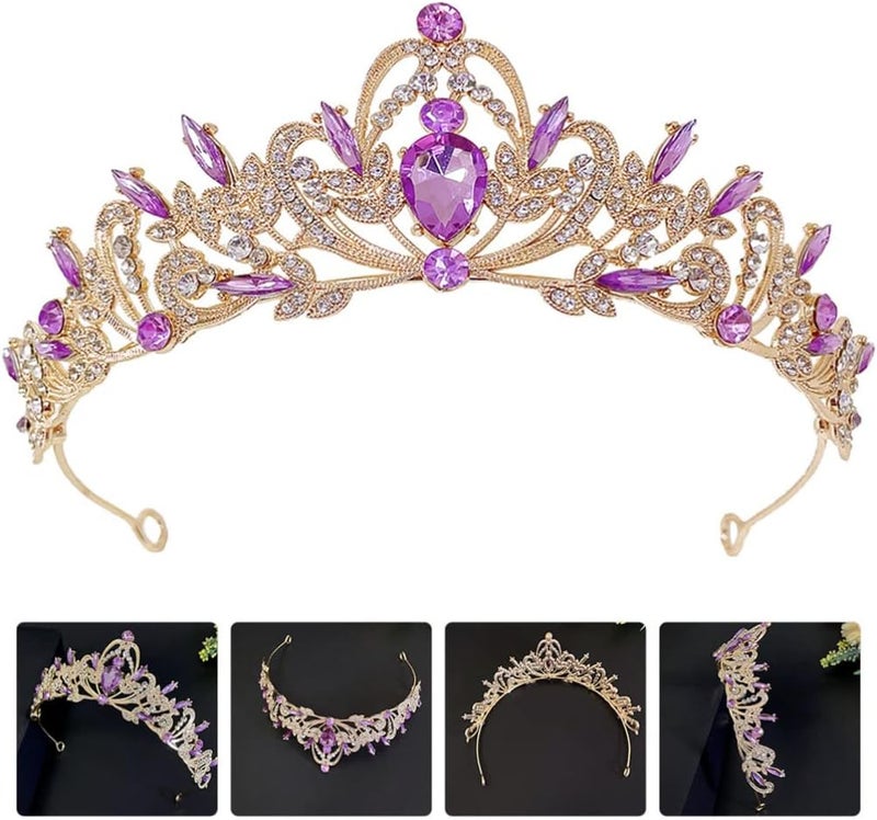 cheekyglo Rhinestone Headband Decorative Bride Headdress Delicate Festival Headband - Image 2