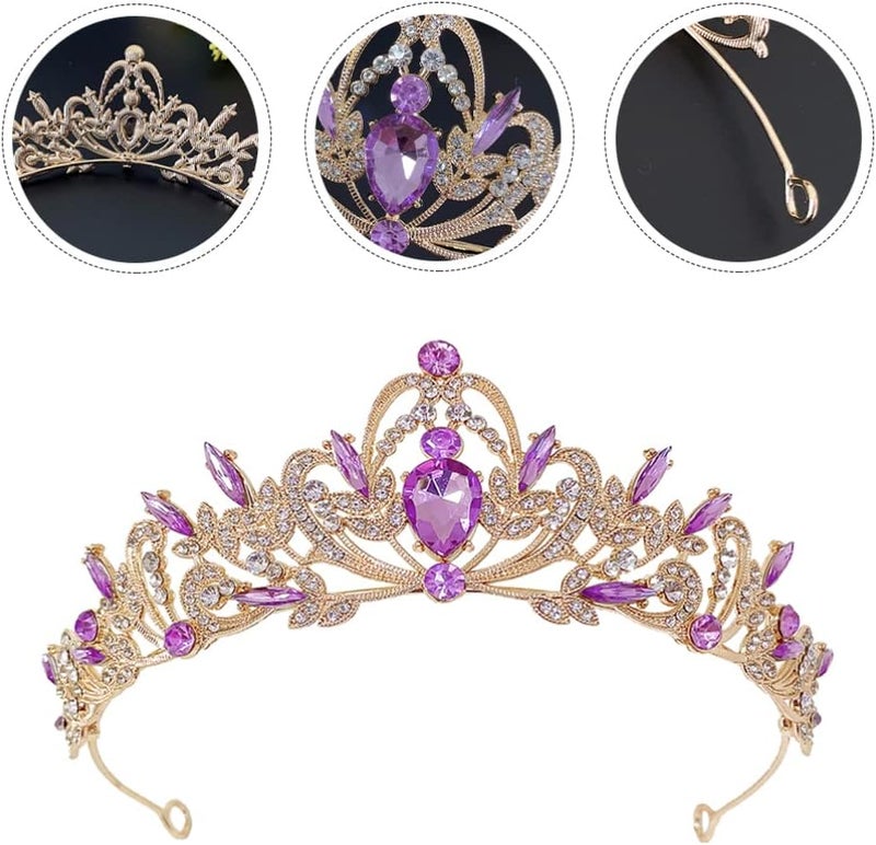 cheekyglo Rhinestone Headband Decorative Bride Headdress Delicate Festival Headband - Image 4