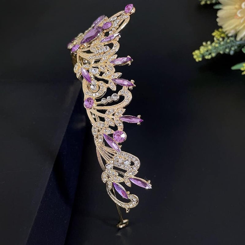 cheekyglo Rhinestone Headband Decorative Bride Headdress Delicate Festival Headband - Image 5