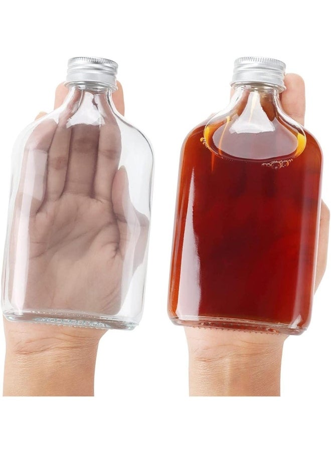 FUFU - FUFU 12Pcs 200ml Empty Juice Bottle Glass Milk Beverage Bottle Coffee Bottle Kombucha Bottle - Image 1