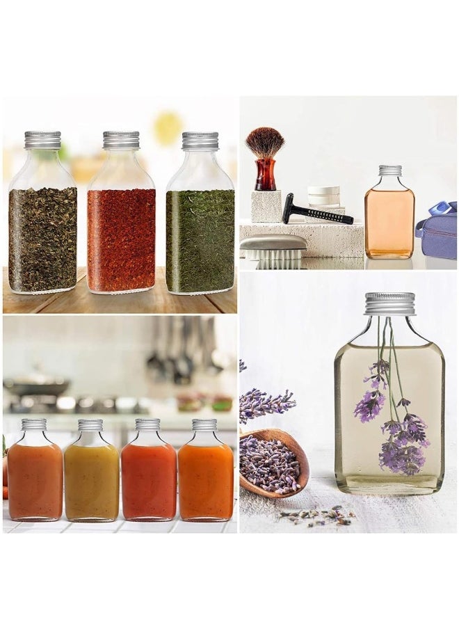 FUFU - FUFU 12Pcs 200ml Empty Juice Bottle Glass Milk Beverage Bottle Coffee Bottle Kombucha Bottle - Image 1