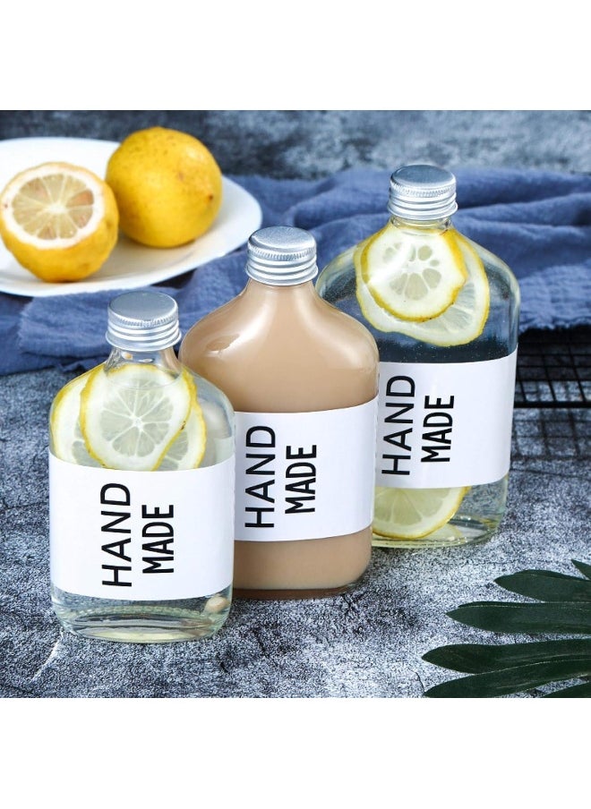 FUFU - FUFU 12Pcs 200ml Empty Juice Bottle Glass Milk Beverage Bottle Coffee Bottle Kombucha Bottle - Image 1
