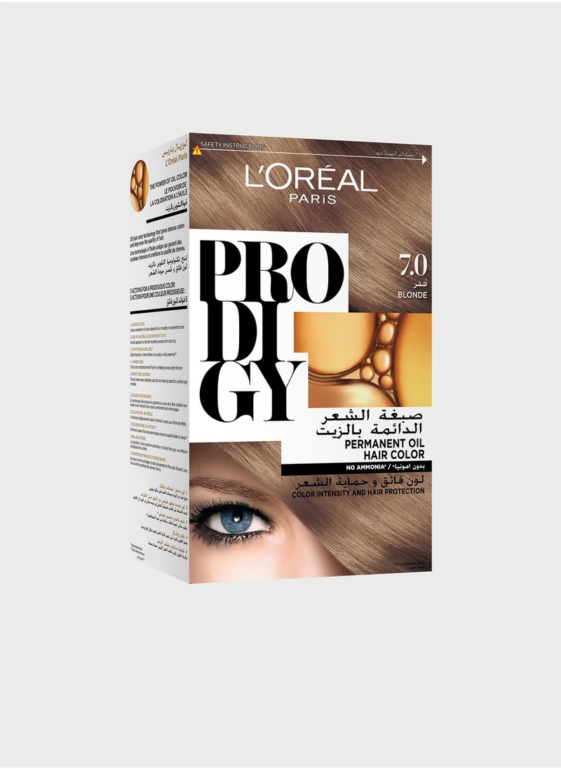 L'OREAL PARIS L'Oreal Prodigy Permenant Oil Hair Color Almond Blonde 7.0