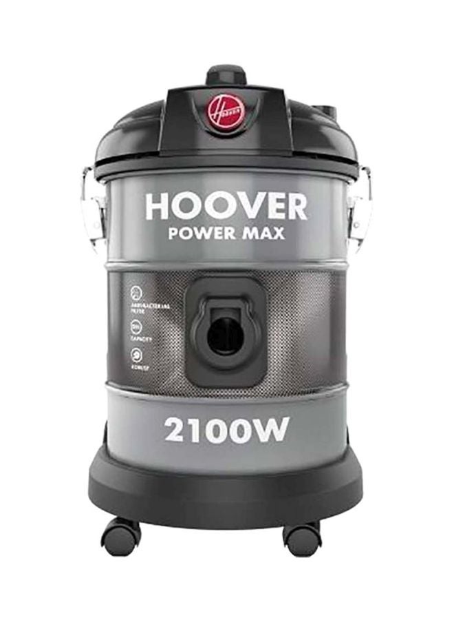 HOOVER Blower Function Dry Tank Vacuum Cleaner With Travel Kettle Set 20 L 2100 W HT87-T2-ME + 23630 Grey/White - Image 2