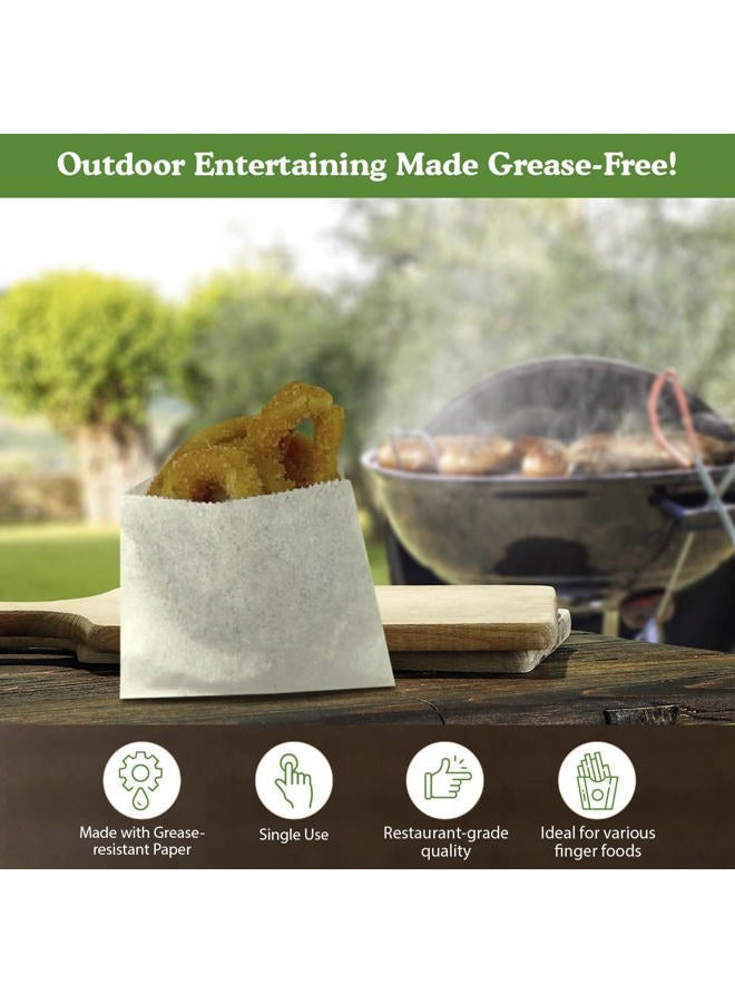 Regency Wraps Grease-Resistant French Fry Bags Retains Heat for Outdoor Entertaining, Paper - Image 4