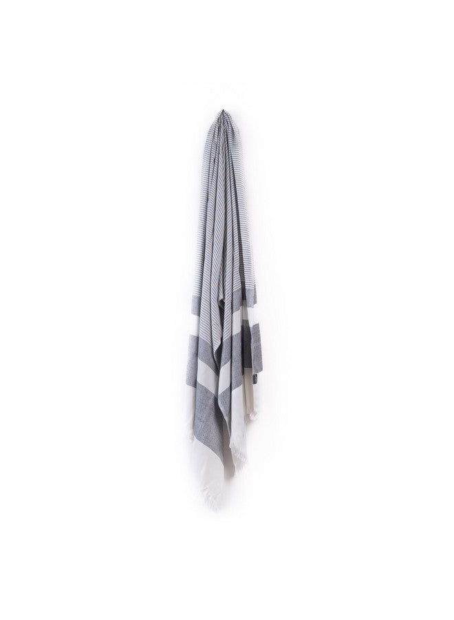 HABER 100% Bamboo Large Bath Towel Ultra Soft, Light Weight, & Quick Dry Towel for Bath, Travel, Gym, Beach, Pool, and Yoga | 76 X 152 cms (Pebble Grey) - Image 3