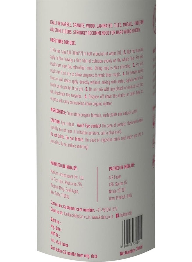 Kolan No Rinse Floor Cleaner 700ml | Organic, Eco-Friendly and Biodegradable | No Bleach, Chemical Free | Safe for Babies & Pets | For Marble, Granite, Wood, Tiles & Stone Floors - Image 2