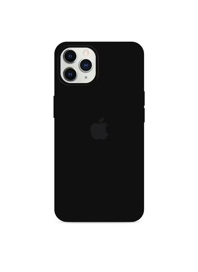 A ZONE Silicone Cover Case for iphone 12/12 Pro Black  - Image 1