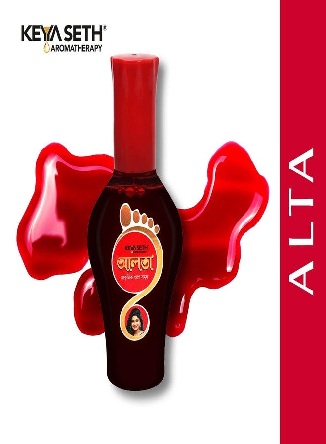 KEYA SETH AROMATHERAPY, DEVICE OF DROP Keya Seth Aromatherapy Aromatic 100% Natura Liquid Sindoor Red 2Pcs & Natural Ayurvedic Aalta 1Pcs With Applicator (Pack Of 3) - Image 4