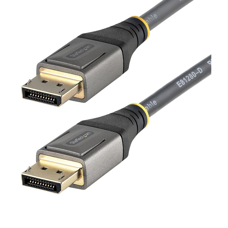 Startech.com StarTech.com 6ft (2m) VESA Certified DisplayPort 1.4 Cable - 8K 60Hz HDR10 - Ultra HD 4K 120Hz Video - DP 1.4 Cable/Cord - for Monitors/Displays - DisplayPort to DisplayPort Cable - M/M (DP14VMM2M)  - Image 1