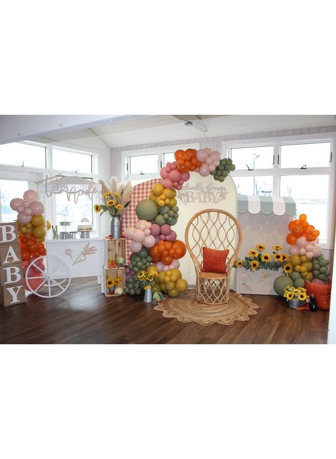 Beaumode Locally Grown Balloon Arch Garland Kit for Home Grown Baby Shower First Birthday Farmers Market She's Off The Market Bridal Shower Bachelorette Party Decoration (Green Orange Purple) - Image 3