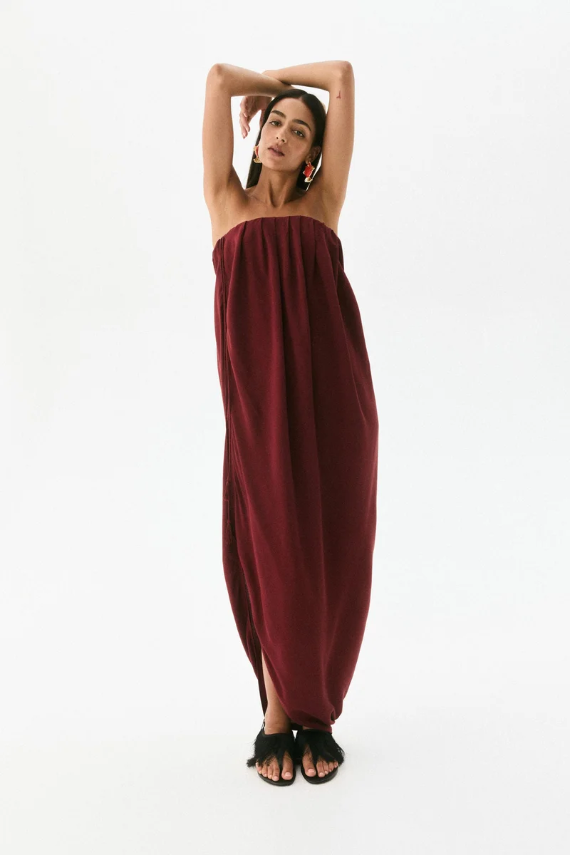 H&M Draped bandeau dress