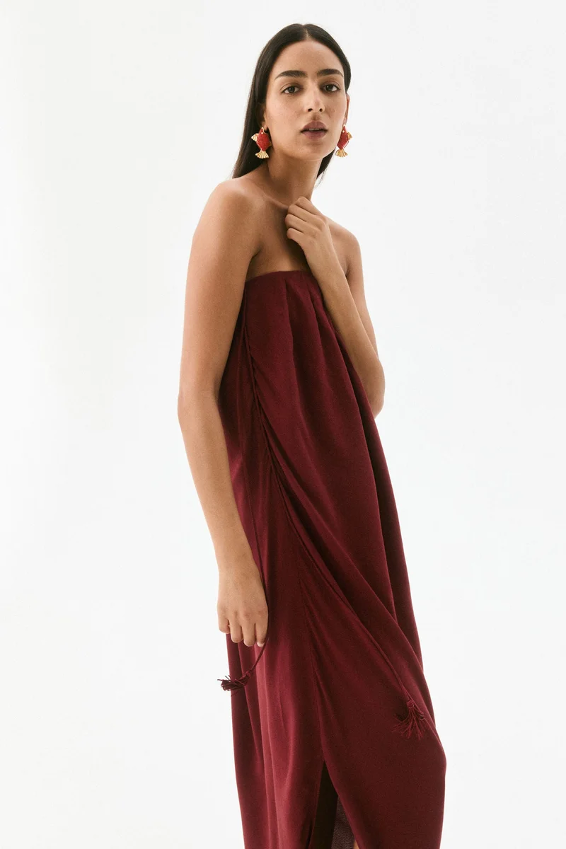 H&M Draped bandeau dress