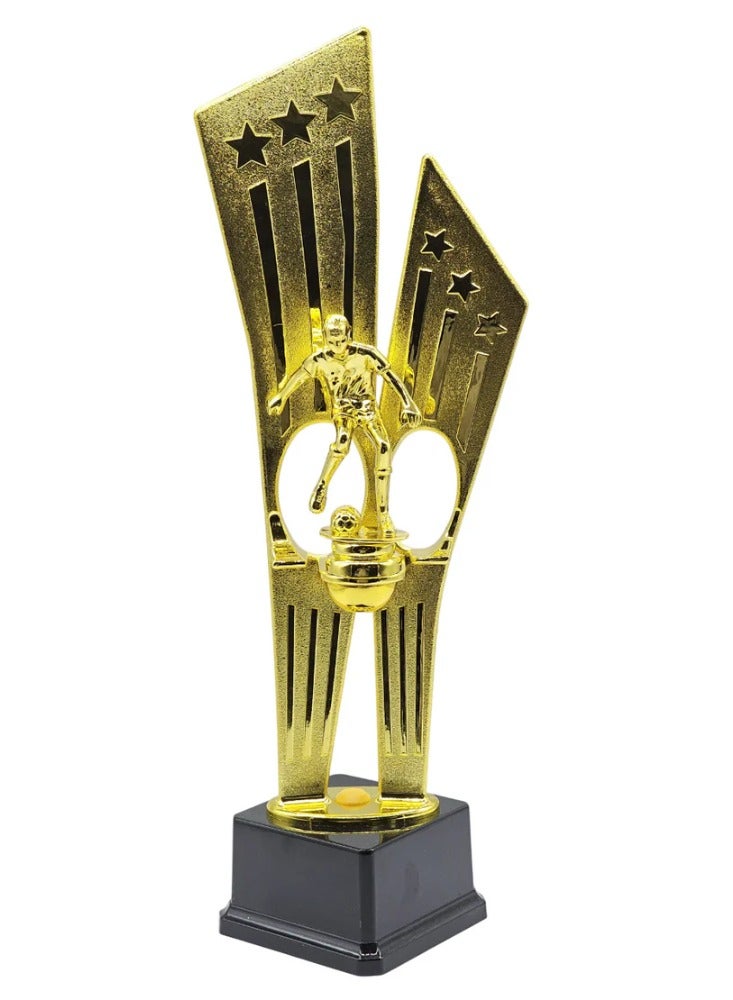 Spall 25cm Gold Football Trophy – Player Kicking Ball | Sports Award