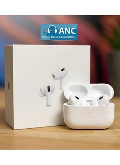 Earbuds Pro 2 Bluetooth Headset ANC Active Noise Cancellation with Wireless Charging Case And Lanyard Loop