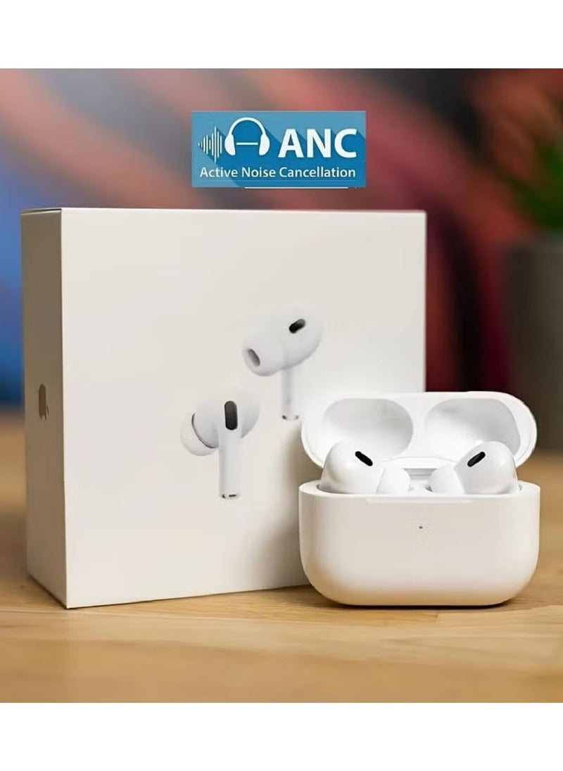 Generic - Earbuds Pro 2 Bluetooth Headset ANC Active Noise Cancellation with Wireless Charging Case And Lanyard Loop - Image 1