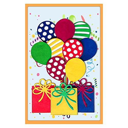 YOLUFER 6PCS Balloon Metal Cutting Dies Stencil Template Mould DIY Embossing Stencil for Album Scrapbooking Paper Card Art Craft Decorations - Image 5