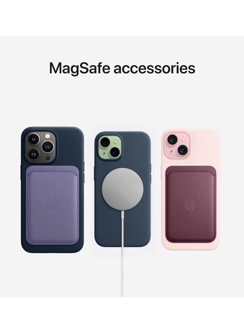 Wtech Soft Liquid Silicone Case Cover With MagSafe For Apple iPhone 15 2023 Storm Blue - Image 3