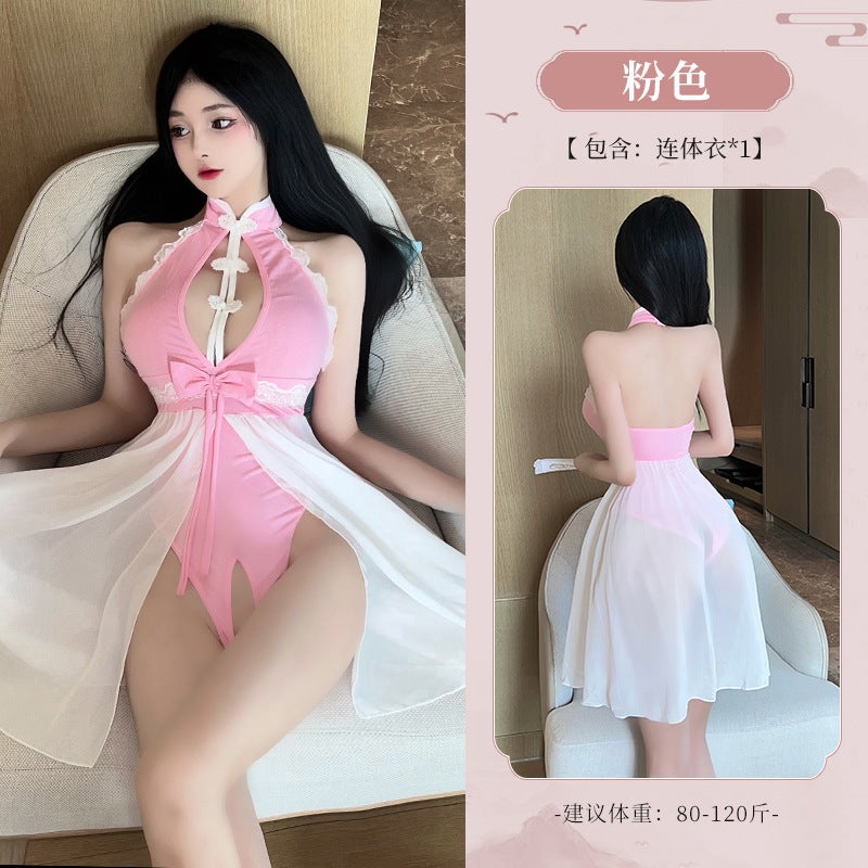 Han Dynasty Fairy Lingerie Cheongsam Temptation Female Pure Desire Ancient Style Posture Adult Love Large Size Dropshipping - Image 1