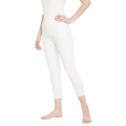 NEVA ESANCIA Women Winter Wear Thermal Legging Off White 4XL - Image 4