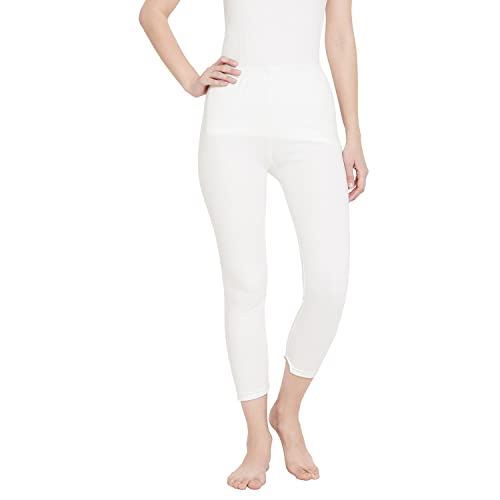 NEVA ESANCIA Women Winter Wear Thermal Legging Off White 4XL - Image 1