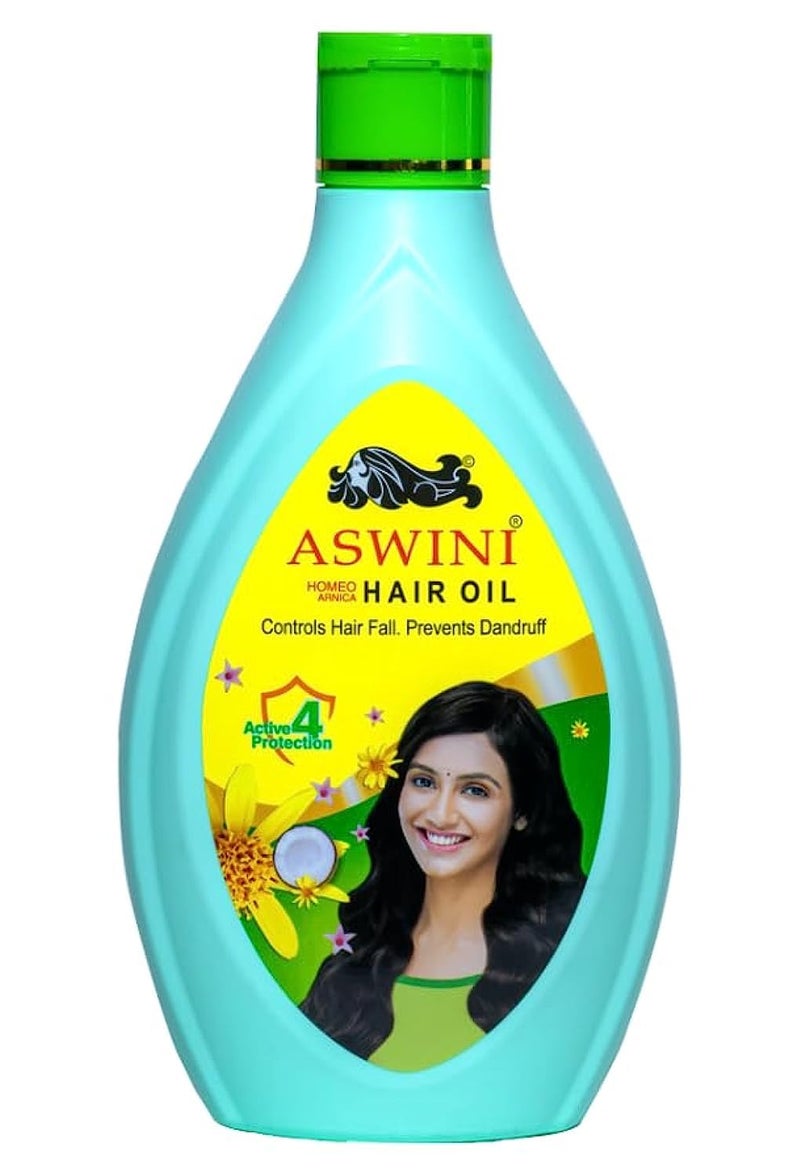 Aswini Homeo Hair Oil- Helps in Stopping Hair Fall & Dandruff-350ml - Image 5