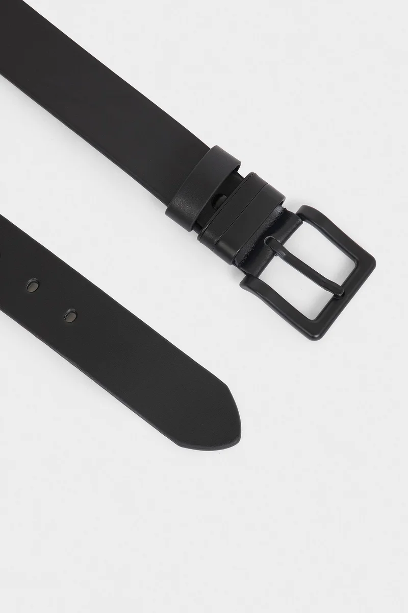 Defacto  Man Rectangle Clasp Faux Leather for Men | Best Price UAE