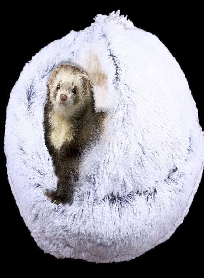 FULUE Ferret Bed Cave and Hideouts，Ferret Hideaway Bed Accessories for Cage Ferret Beds and Hideouts (Gray) - Image 1