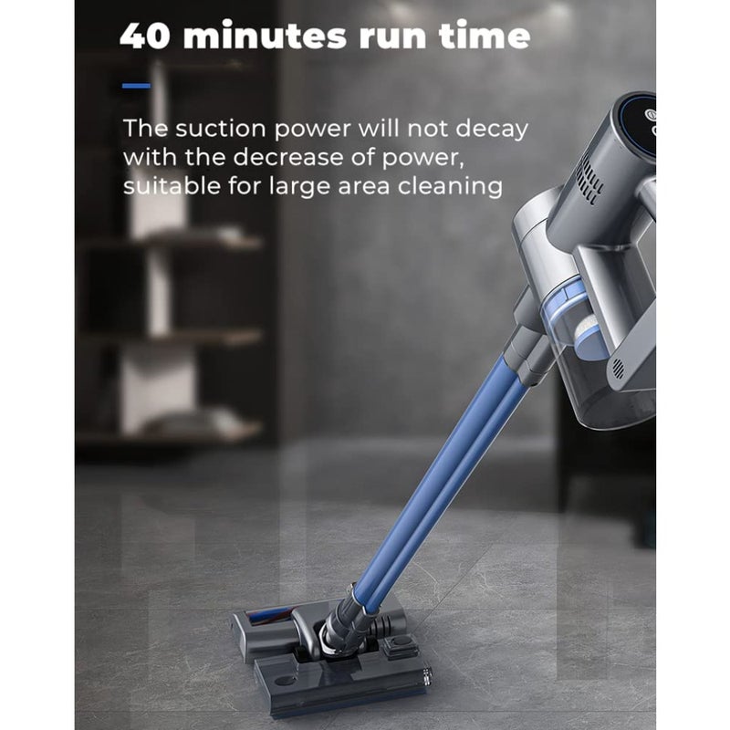 Home hard floor carpet use, ABS plastic, black-gray, 40 kPa high suction with mopping tank mite remover, 6-in-1 lightweight cordless vacuum - Image 3