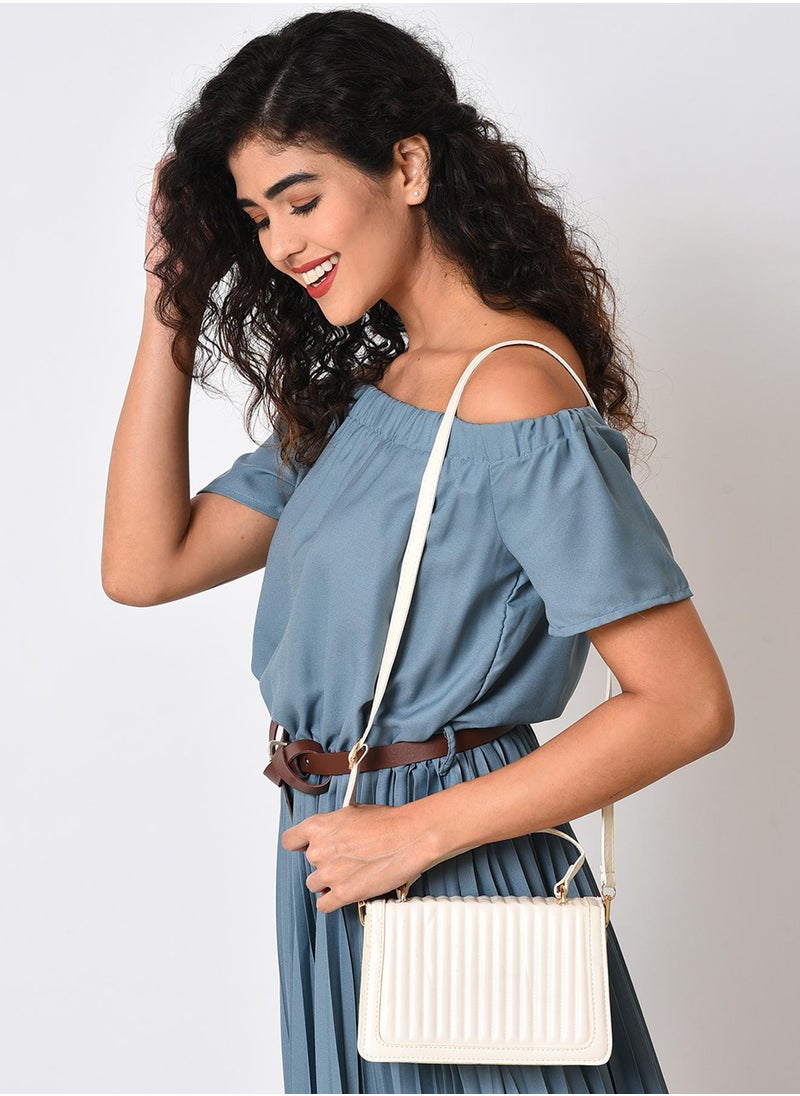 Haute Sauce Aline White Mini Bag  - Image 5