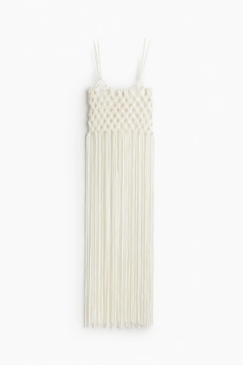 H&M Fringe Detail Dress