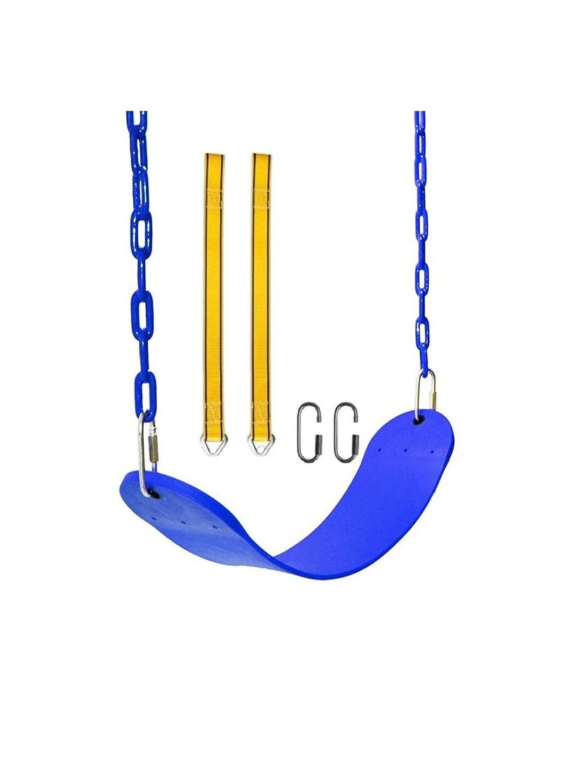 شيانغ يو XIANGYU مقعد أرجوحة بسلاسل وقفل أبازيم لون أزرق - Image 1