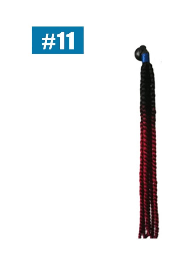 MUNTAQI Gradient Decoration Retro Braid For Motorbike Helmet